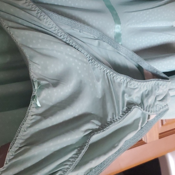 XXL Gilligan & O'Malley Luxe Woman's Nightie Cape Cod Mint Color with Panties. - Picture 2 of 9